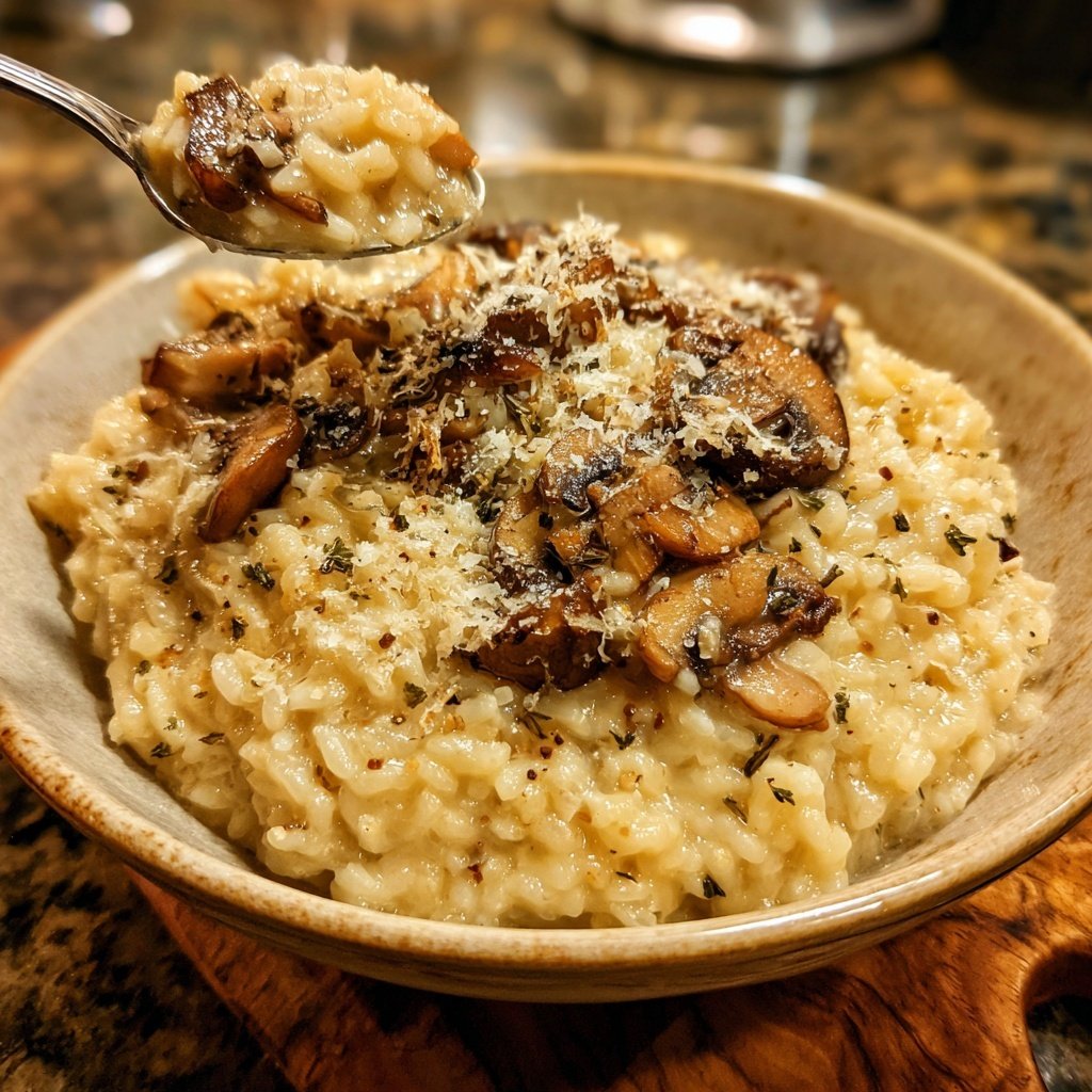 Creamy Mushroom Risotto