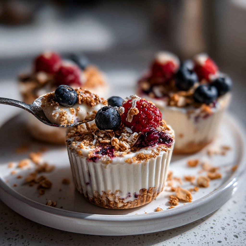 Vanilla Berry Yogurt Breakfast Cups