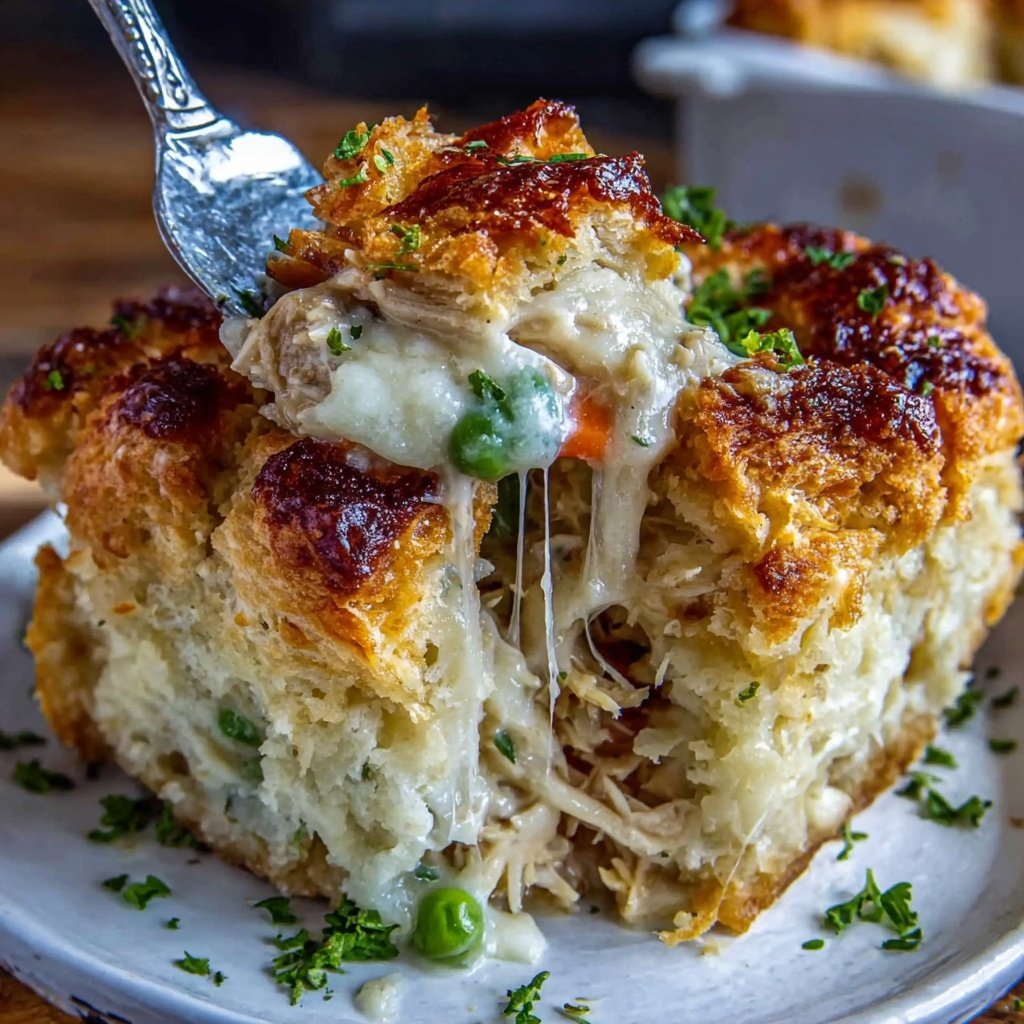 Rotisserie Chicken Pot Pie Casserole