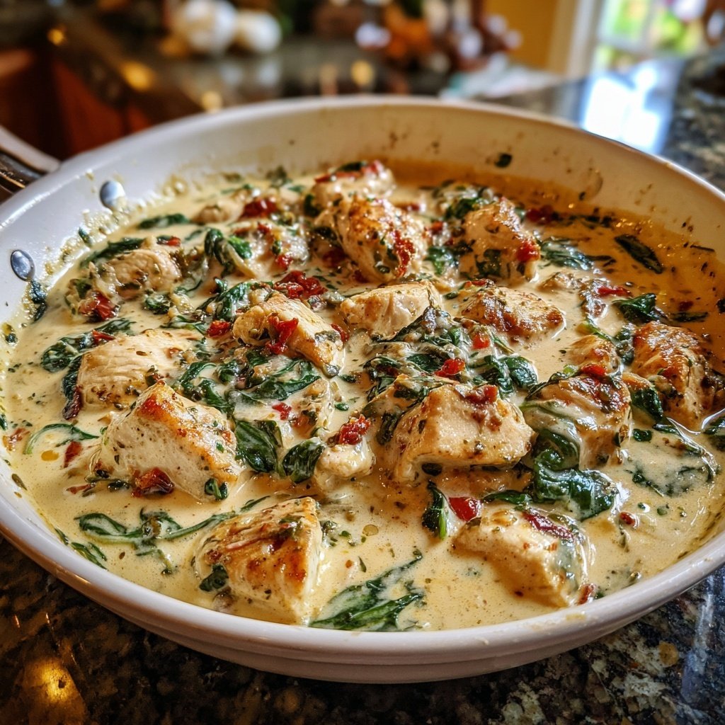 Creamy Tuscan Chicken Skillet