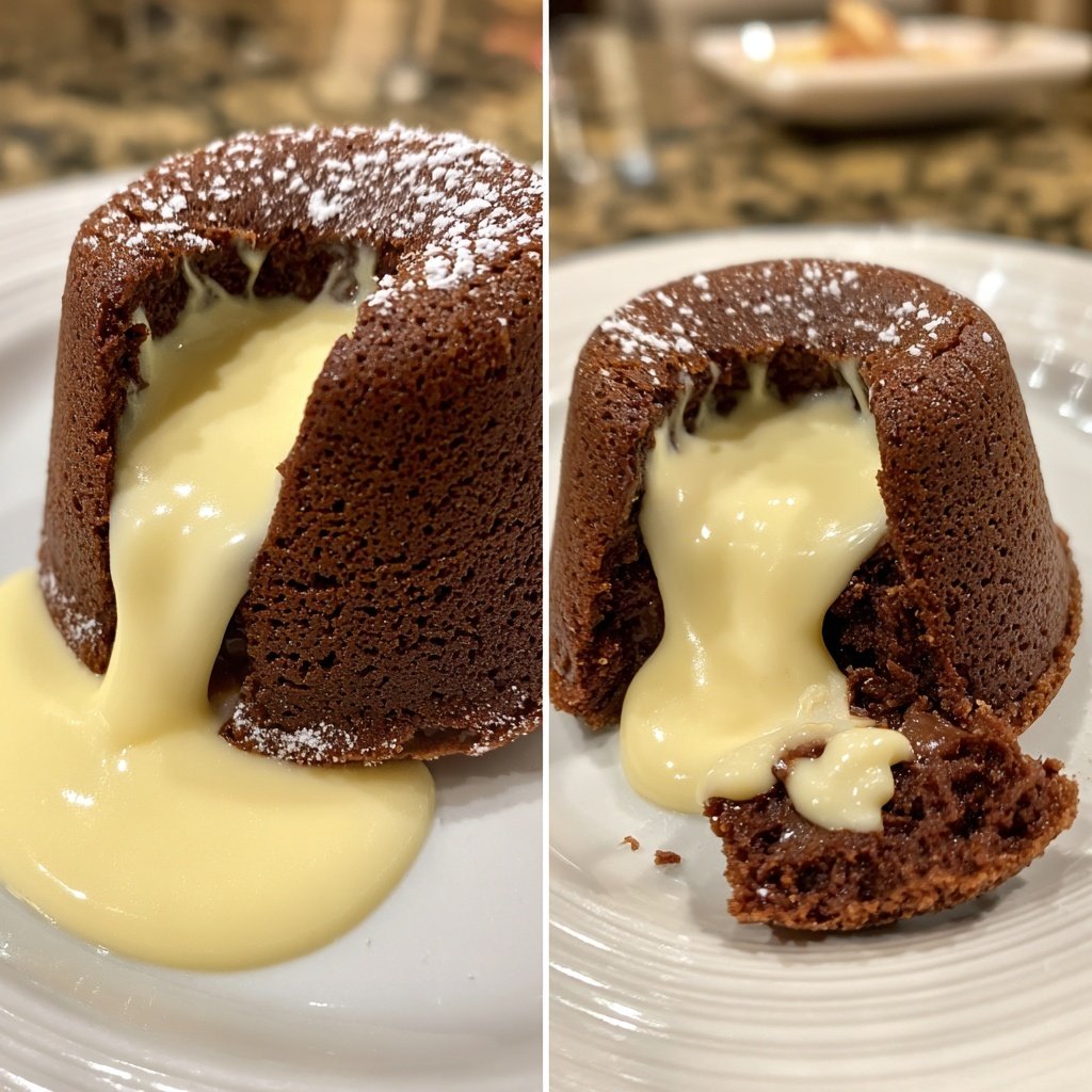 White Chocolate Lava Cakes