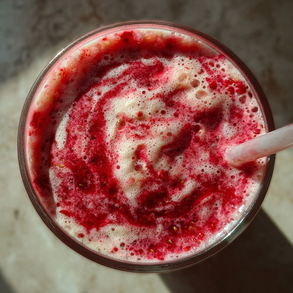 Fresh Strawberry Banana Smoothie