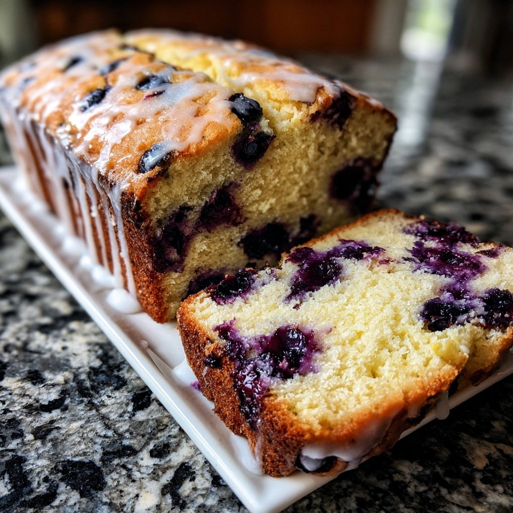 Blueberry Lemon Yogurt Bread