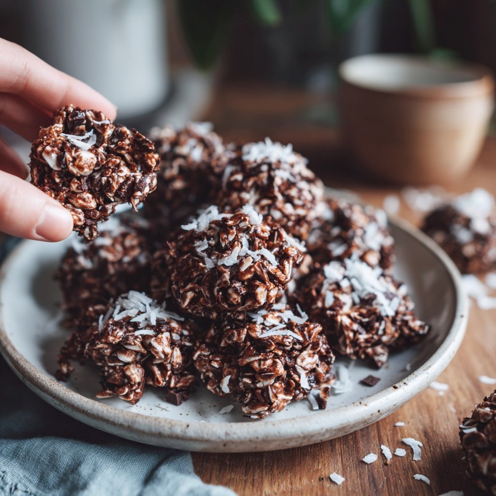 Coconut Chocolate Energy Clusters