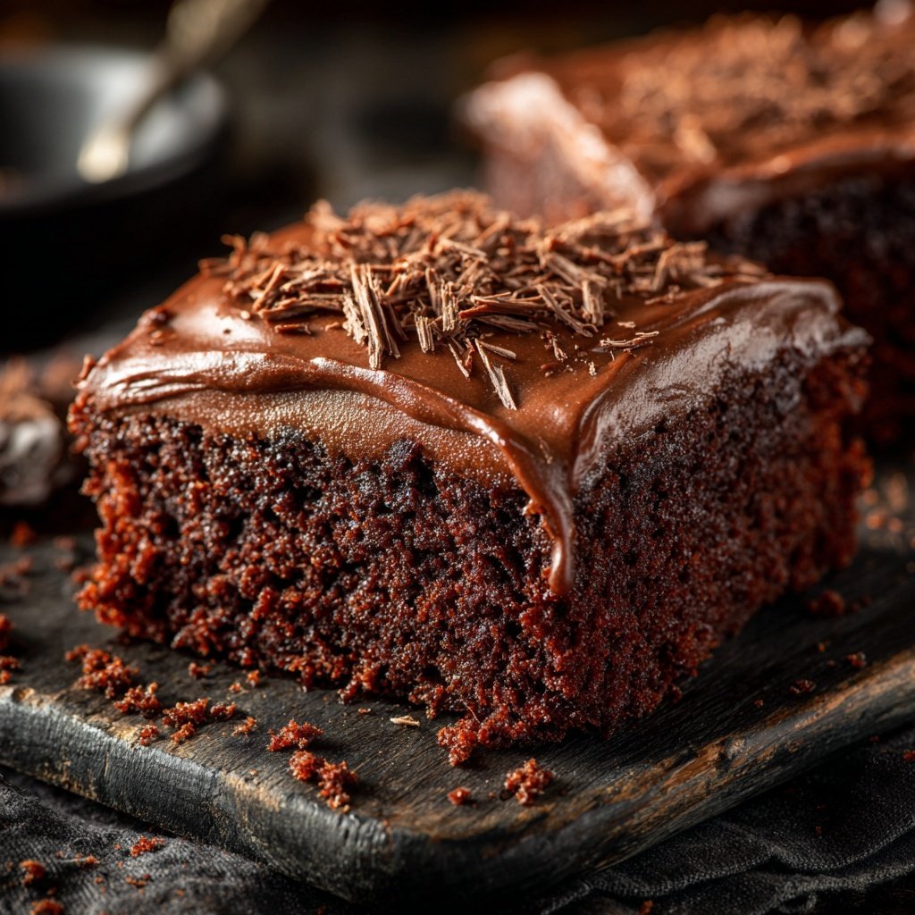 Chocolate Sheet Cake With Cocoa