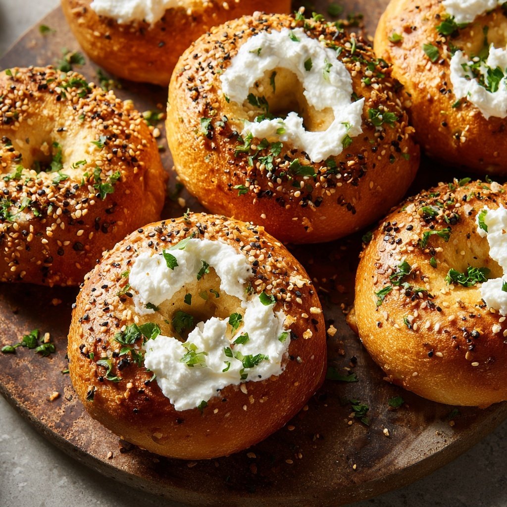 Protein Bagels With Greek Yogurt