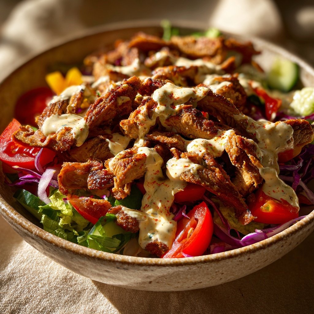 Easy Chicken Shawarma Bowl