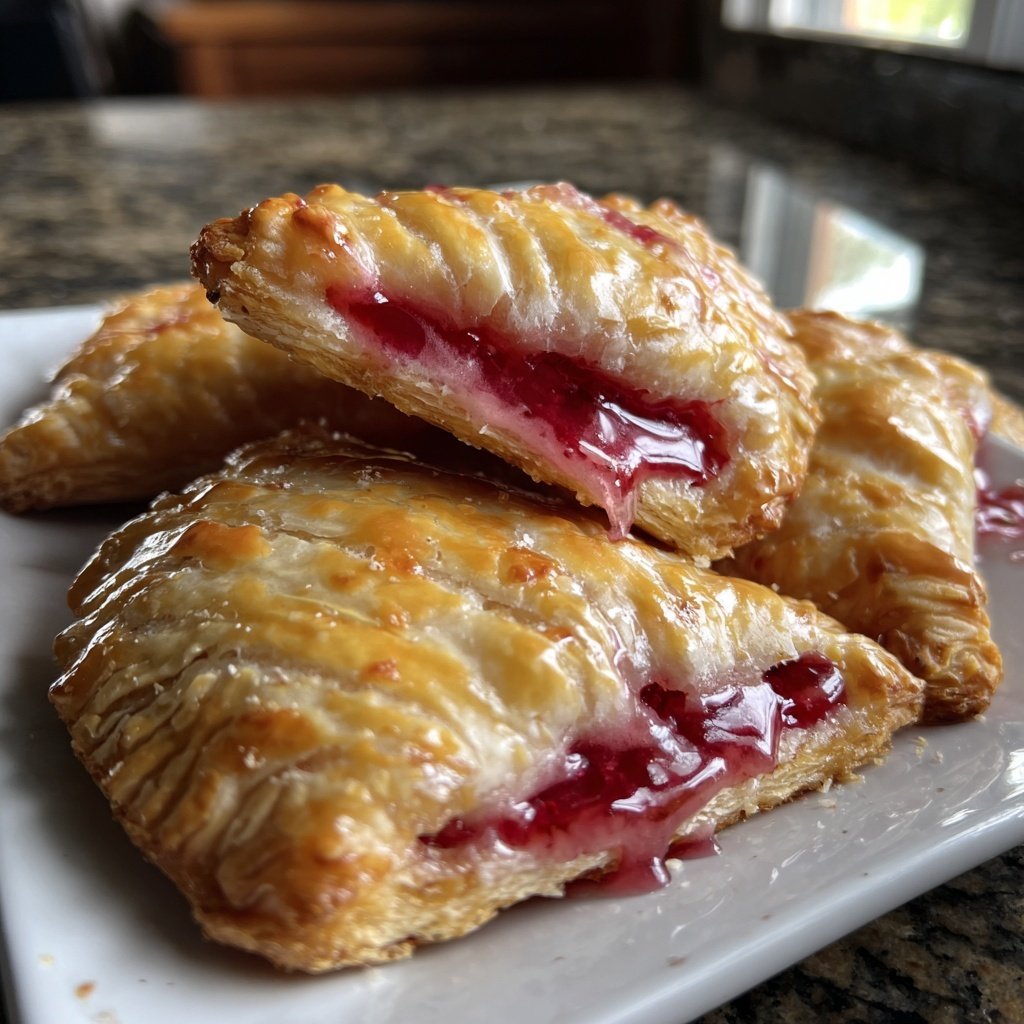 Valentines Snacks Mini Puff Pastries