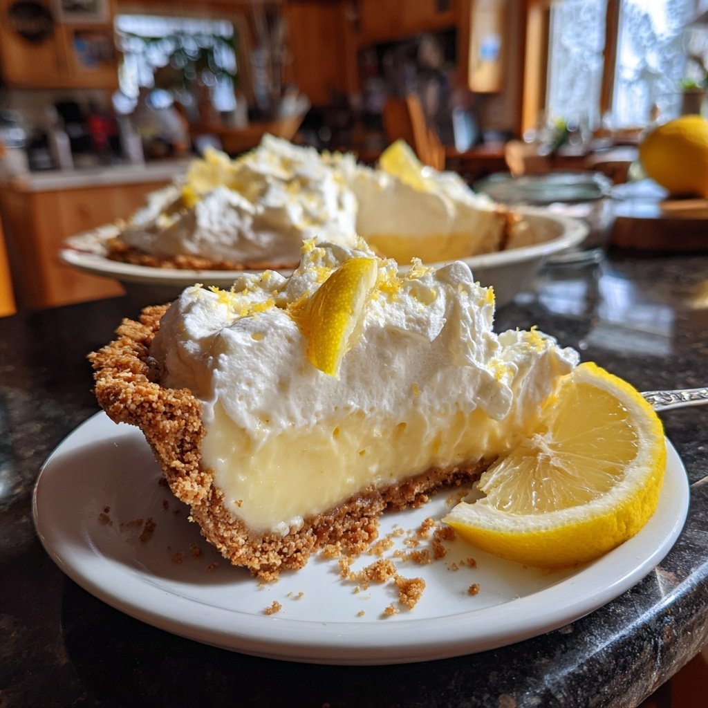 Limoncello Lemon Cream Pie