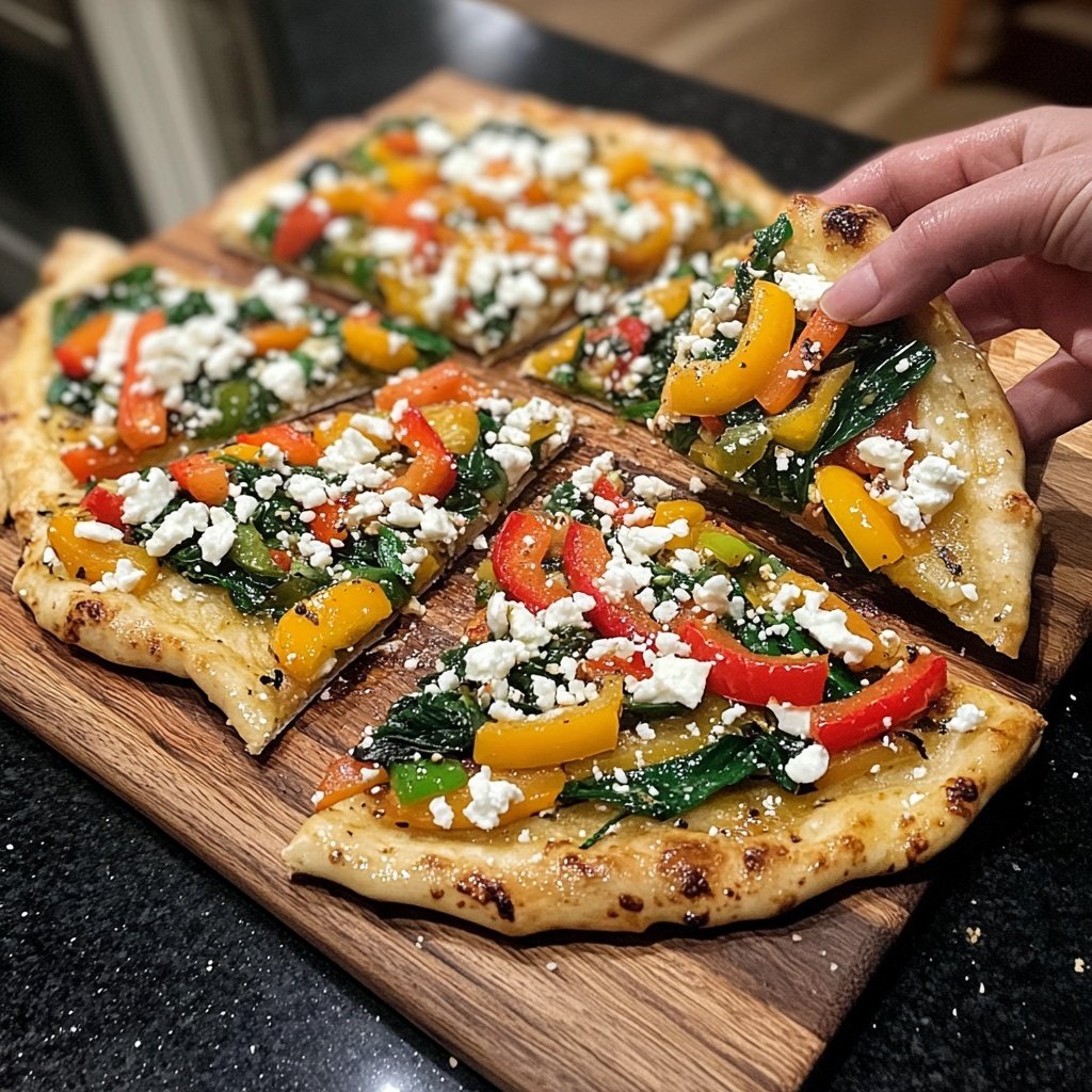 Super Bowl Party Food Veggie Flatbreads