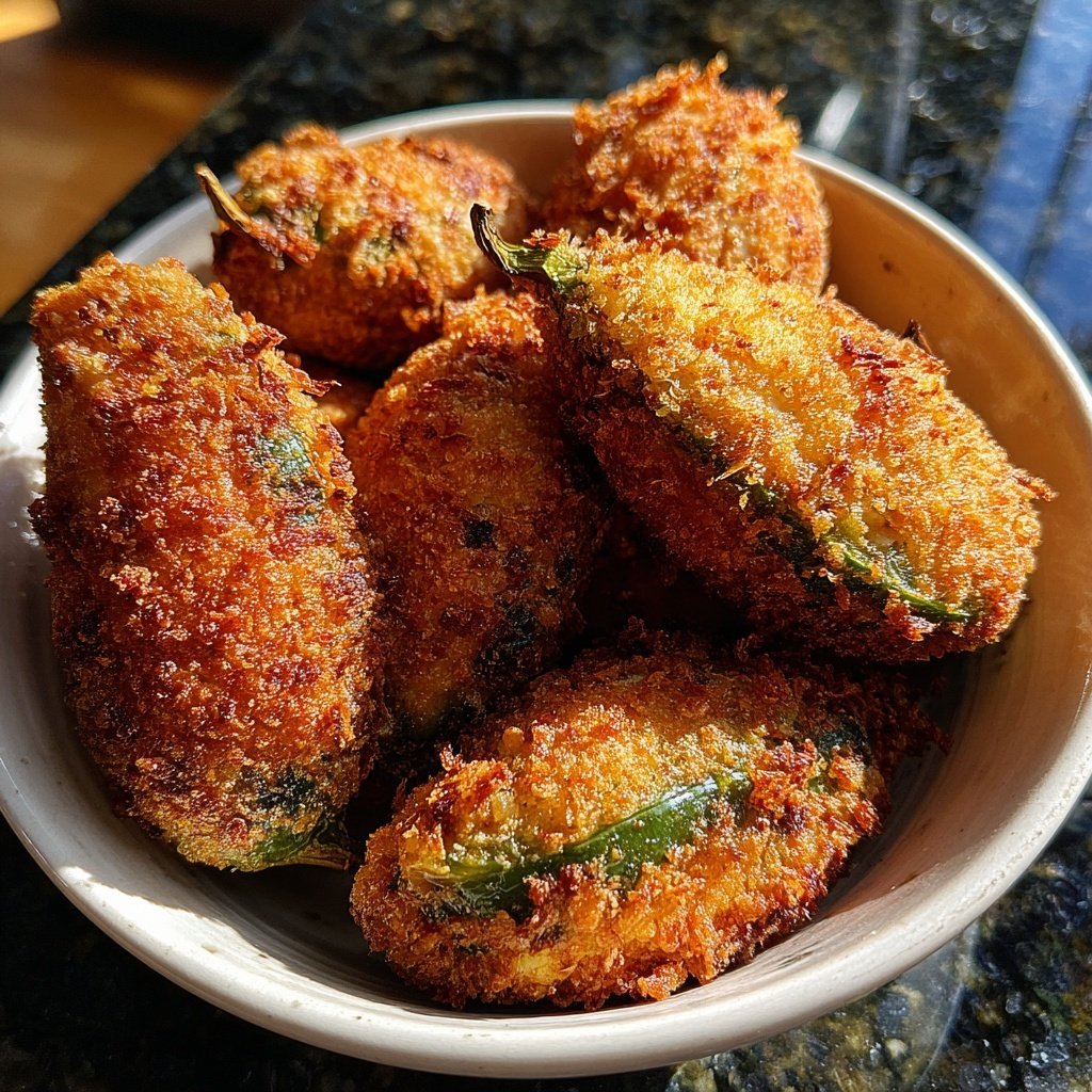 Jalapeno Poppers with Feta Cheese