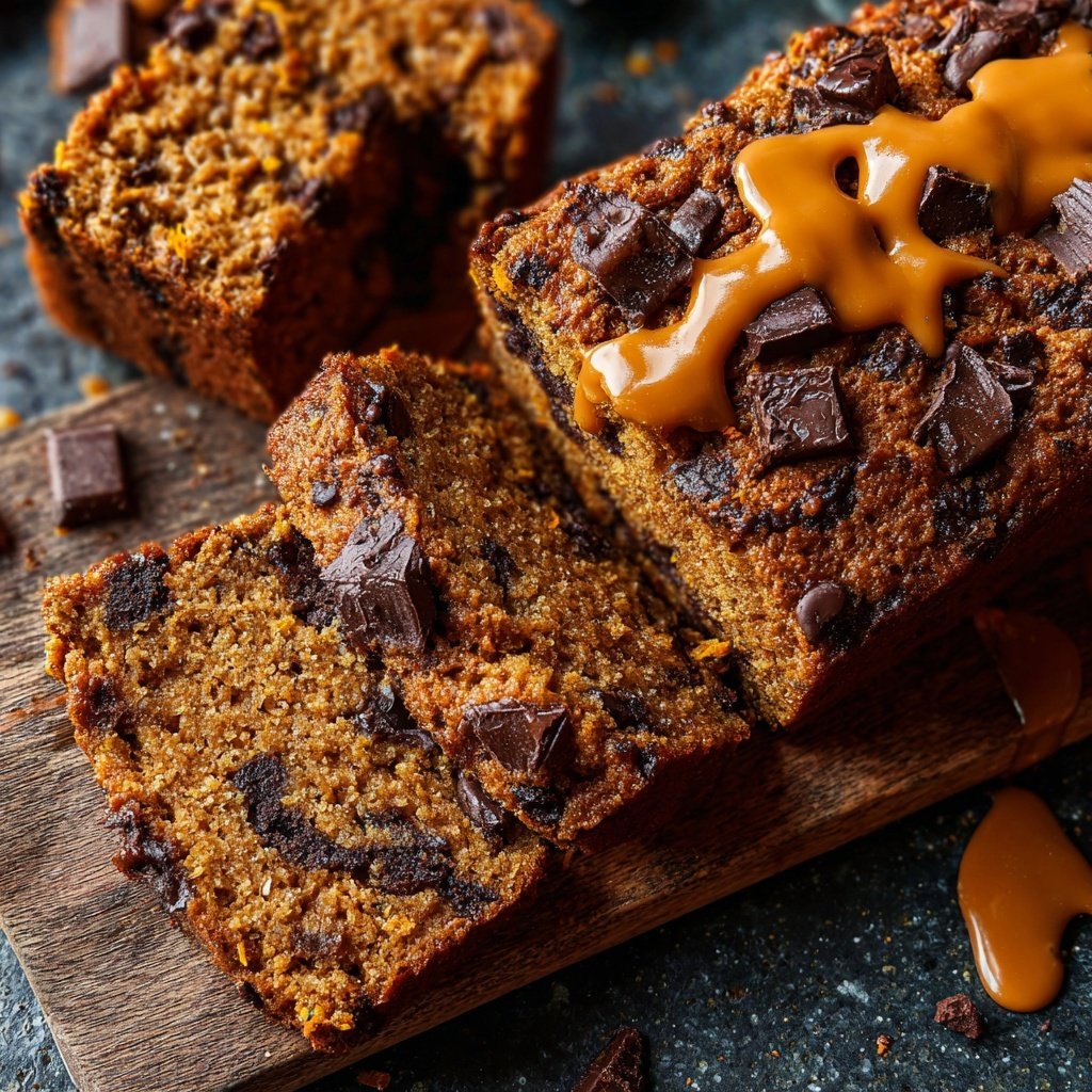 Chocolate Orange Oat Snack Loaf