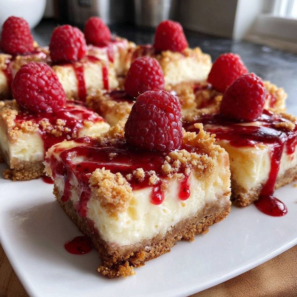 Raspberry Cheesecake Bars