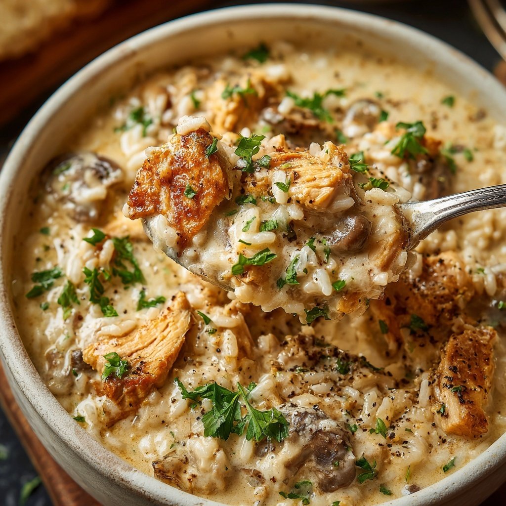 Creamy One Pot Chicken And Rice