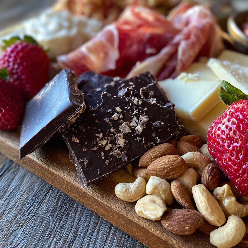 Valentines Charcuterie Board Sweet and Savory
