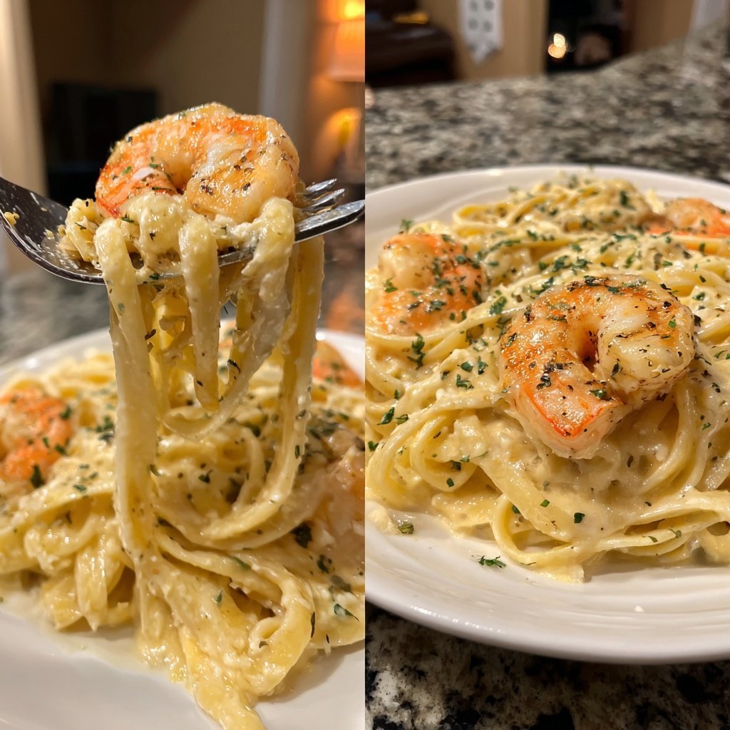 Shrimp Alfredo Pasta